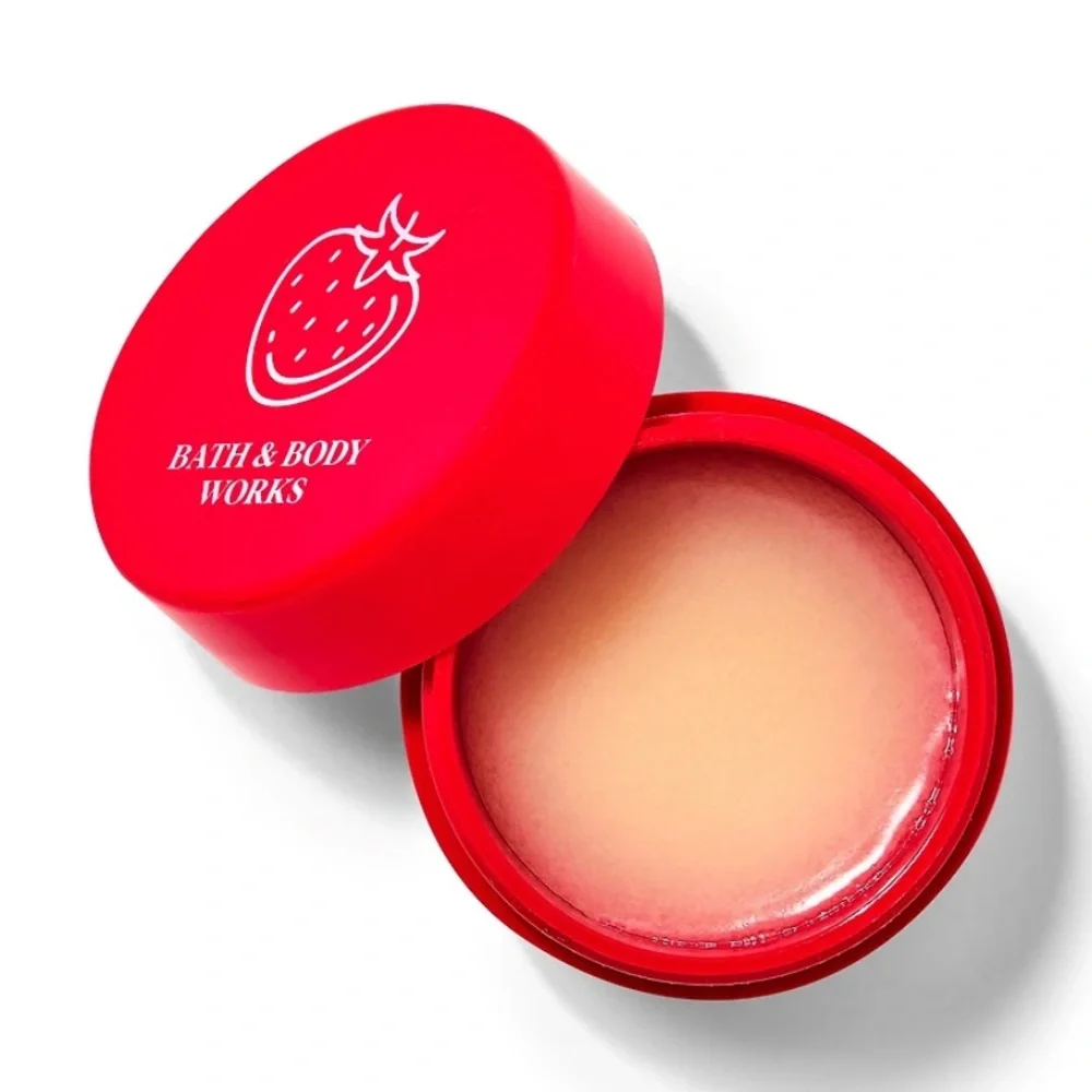 Bath & Body Works Strawberry Poundcake Exfoliating Lip Scrub NEW SEALED - Picture 3 of 3